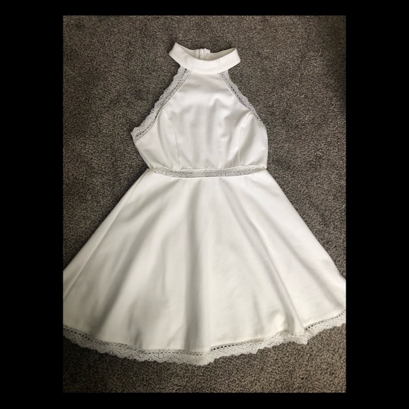 Lulus white lace skater dress size S - Picture 4 of 6